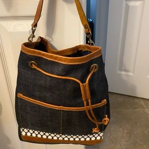 Parker Thatch Denim Morgan Bag